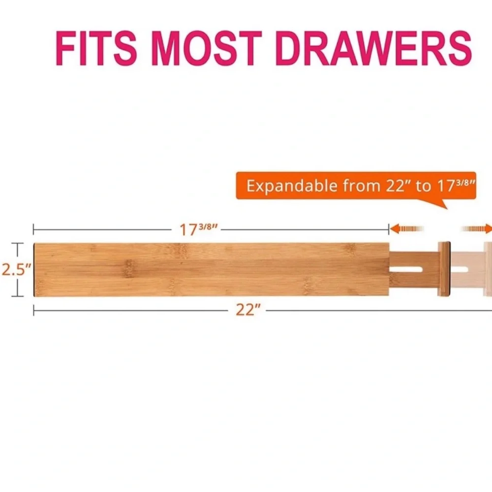 Bamboo organizers‎ (set of 4)